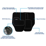 Streetwize deep pile universal car mats set of 4 (British brand)