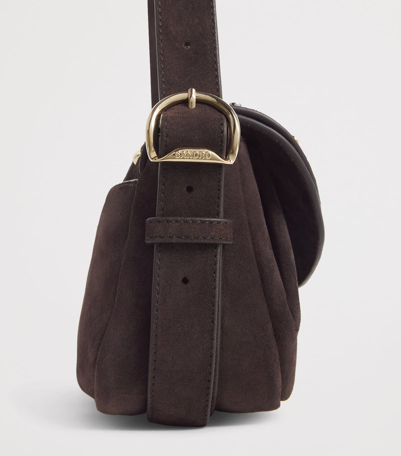 Sandro Paris suede shoulder bag medium (British brand)