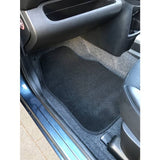 Streetwize universal black front car mats pair 66x43cm, UK version