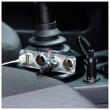 Streetwize triple 12V car adapter with USB - British product