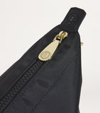 Harrods nylon overnight tote bag with leather trim and gold hardware, UK version
