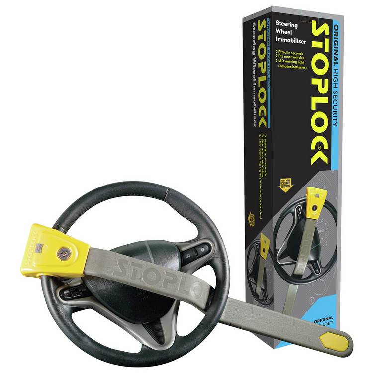 Stoplock Original steering wheel lock with two keys, UK version