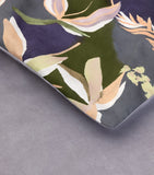Yves Delorme organic cotton sateen floral print Super King duvet cover (British brand)
