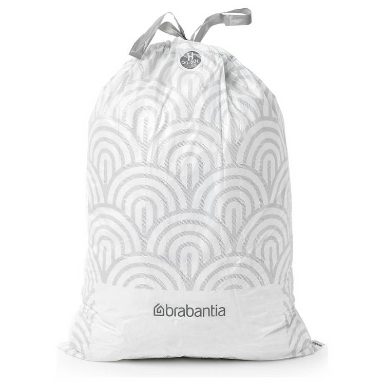 Brabantia Perfect Fit bin liners 60L Size H (British brand)