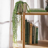Habitat artificial green succulent in cream ceramic pot H56cm, UK version