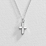 Argos Revere Sterling Silver Mini Cross Pendant Necklace- Buy online at McGrocer