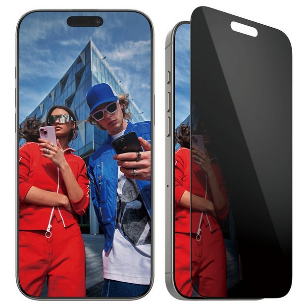 PanzerGlass privacy screen protector iPhone 16 Pro Max, imported from the UK