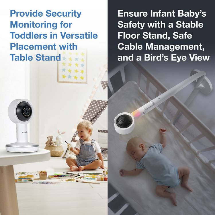 VTech smart Wi-Fi baby monitor 7 inch, imported from the UK