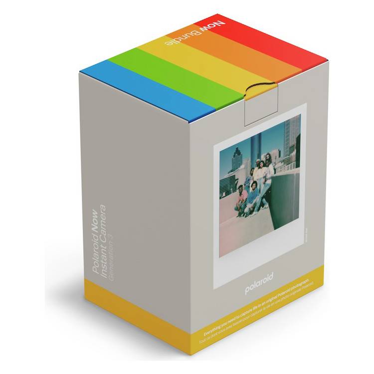 Polaroid Now Gen 3 instant camera bundle white - British product