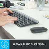 Logitech MK470 slim wireless keyboard and mouse combo, imported from the UK