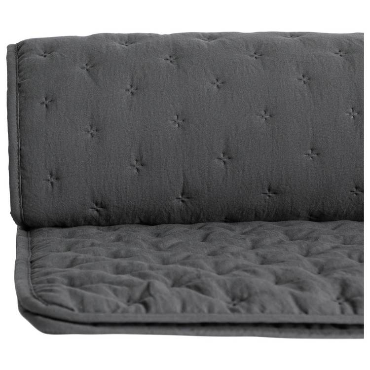 Argos Home Pinsonic bedspread charcoal 260x260cm, UK version