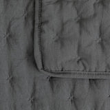 Argos Home Pinsonic bedspread charcoal 260x260cm, UK version