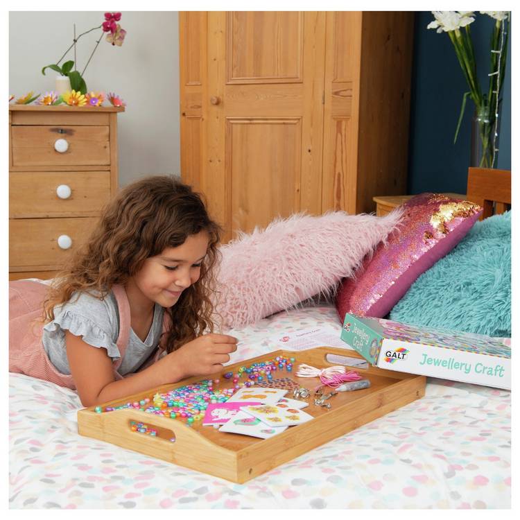 Galt Jewellery Craft Kit with beads and glitter glue, imported from the UK
