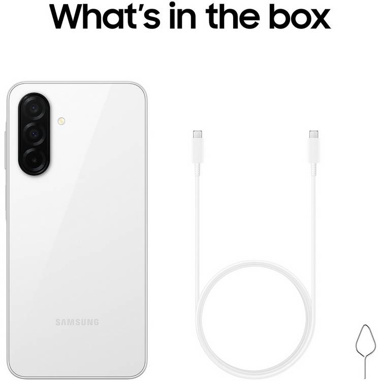 Samsung Galaxy A26 5G white 256GB smartphone, imported from the UK