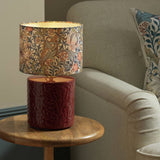 Argos Habitat x Morris & Co. Golden Lily Ceramic Table Lamp - Berry- Buy online at McGrocer