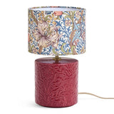 Habitat Morris & Co Golden Lily lamp Berry, imported from the UK