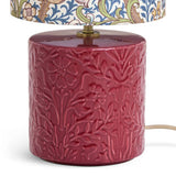 Habitat Morris & Co Golden Lily lamp Berry, imported from the UK