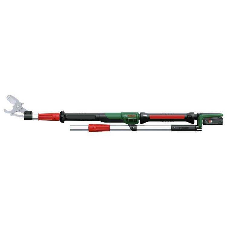 Bosch cordless pruner 18V with extension pole, imported from the UK