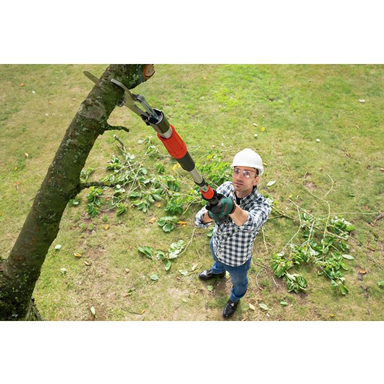 Bosch cordless pruner 18V with extension pole, imported from the UK