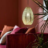 Argos Argos Home Global Metal Filigree Ceiling Lampshade - 21cm- Buy online at McGrocer