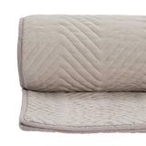 Argos Home herringbone quilted bedspread blush 200x220cm (British brand)