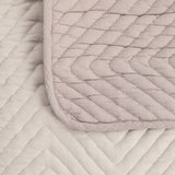 Argos Home herringbone quilted bedspread blush 200x220cm (British brand)