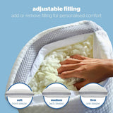 Silentnight adjustable memory foam pillow, UK version