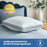 Silentnight adjustable memory foam pillow, UK version