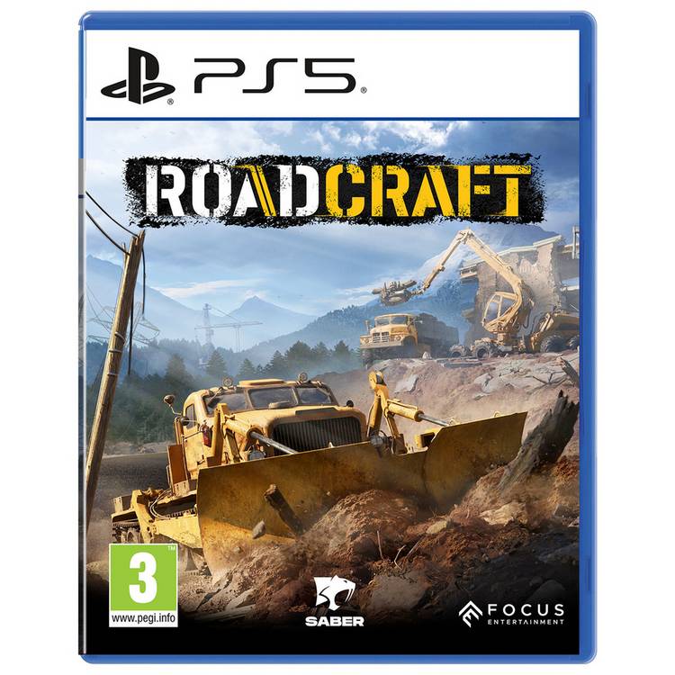 RoadCraft PS5 simulation game, UK version