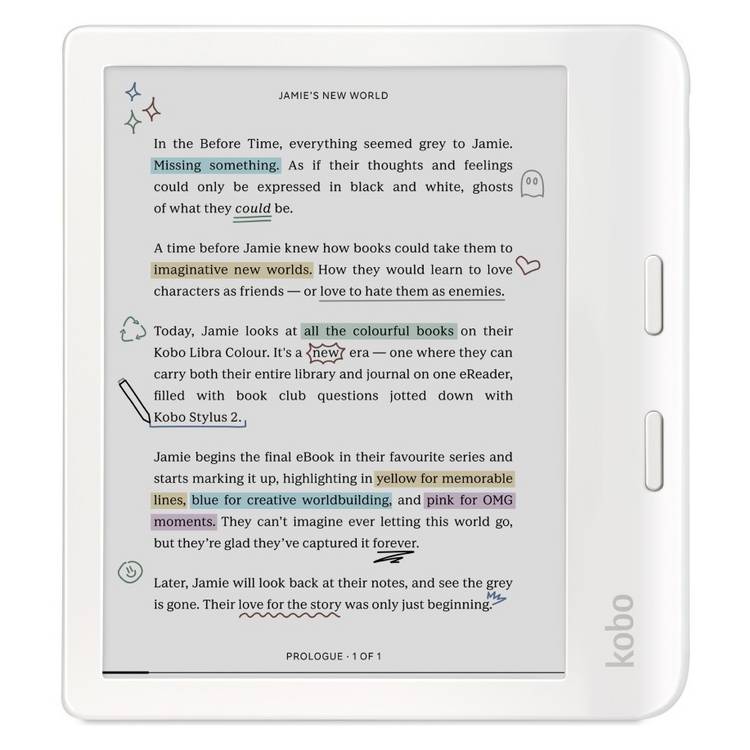 Kobo Libra Colour e-reader 32GB, imported from the UK