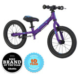 Squish kids balance bike purple 14 inch, UK version