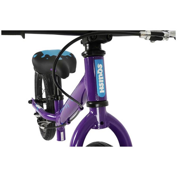 Squish kids balance bike purple 14 inch, UK version