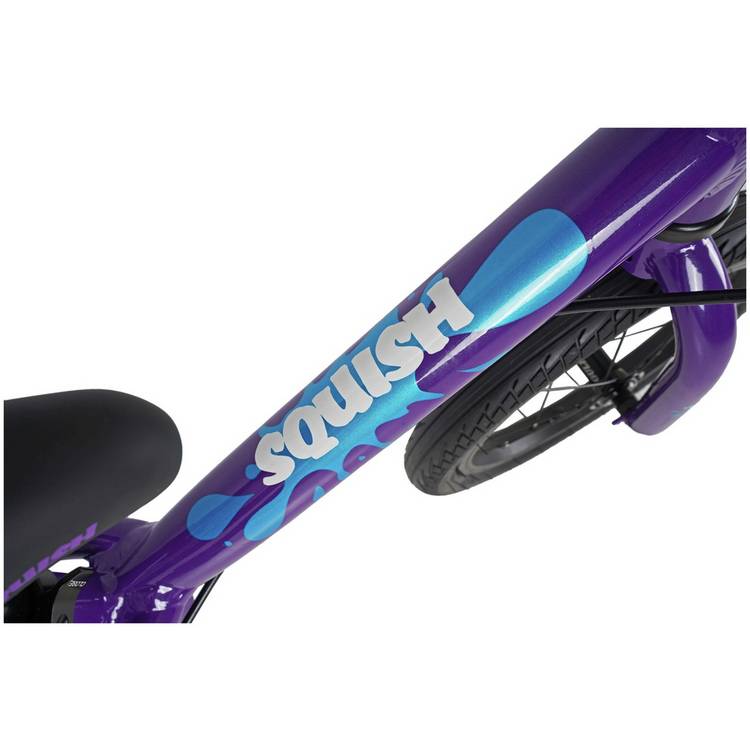 Squish kids balance bike purple 14 inch, UK version