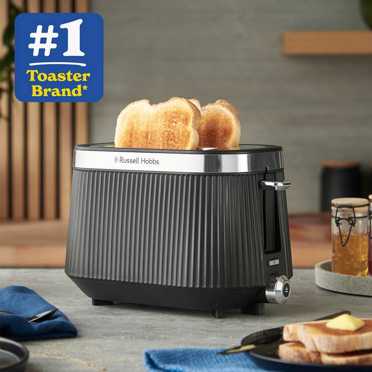 Russell Hobbs toaster 2 slice matte black, UK version