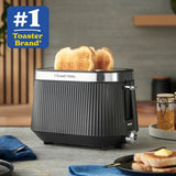 Russell Hobbs toaster 2 slice matte black, UK version