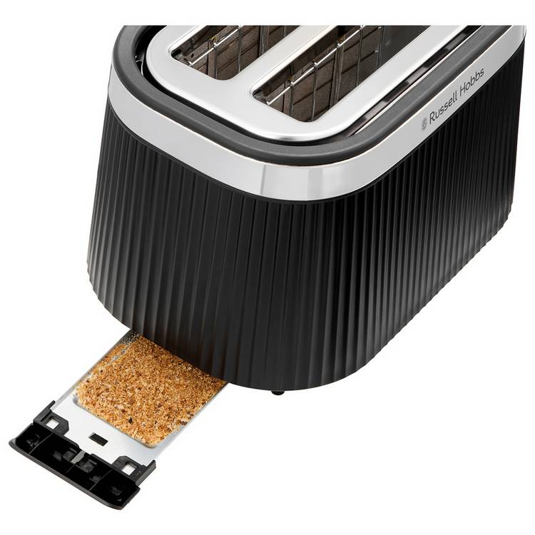 Russell Hobbs toaster 2 slice matte black, UK version