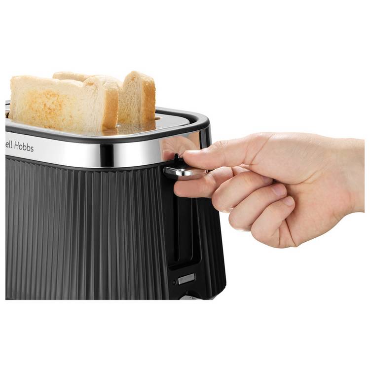 Russell Hobbs toaster 2 slice matte black, UK version