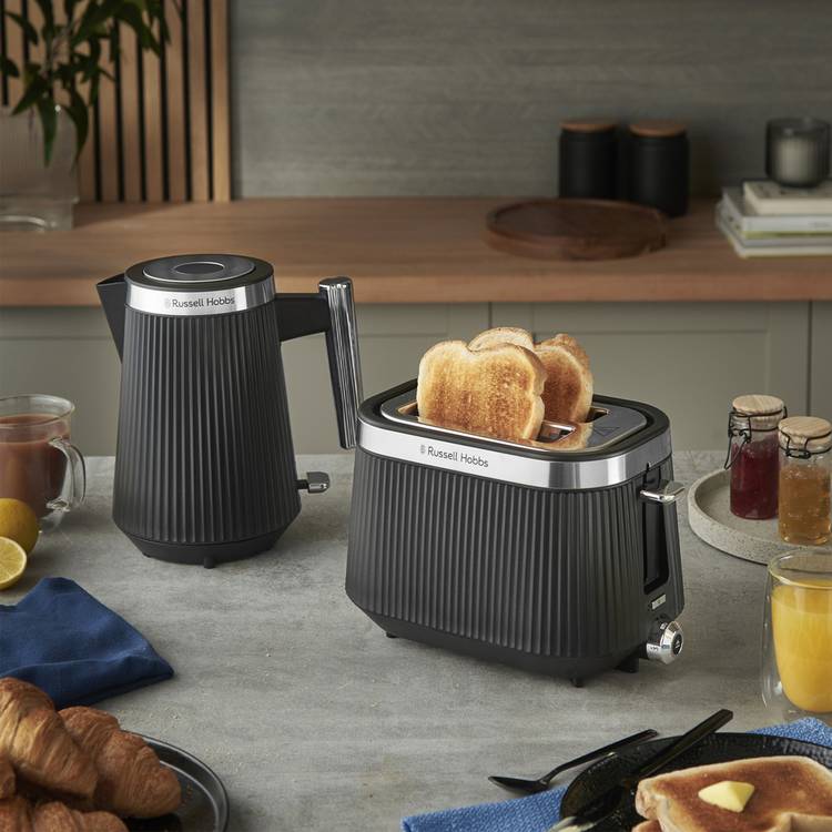 Russell Hobbs toaster 2 slice matte black, UK version