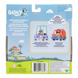 Bluey toy car playset with Muffin figure - British product
