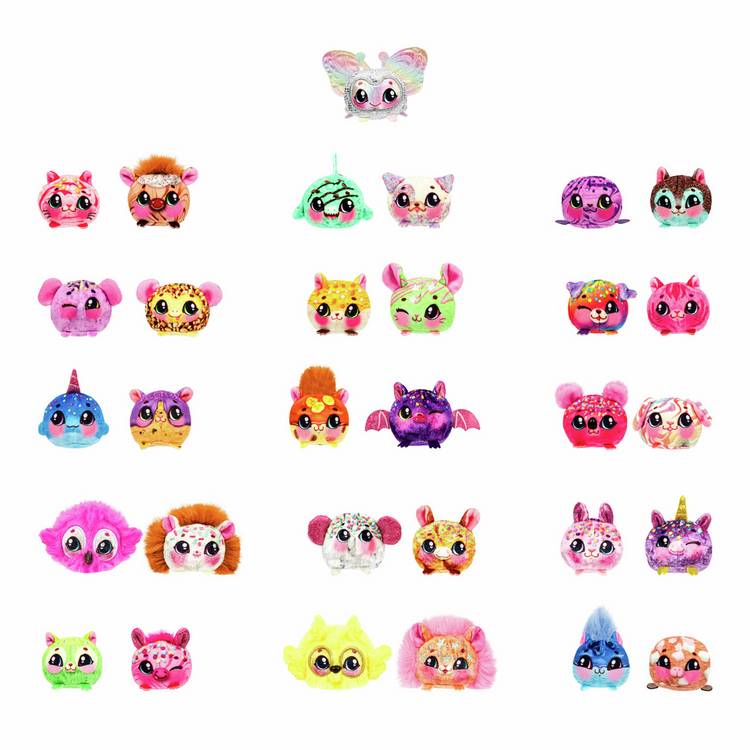 Cookeez Makery Yum Yumz twin pack plush toy, collectible scented pet (British brand)