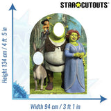 Star Cutout Shrek stand in child sized cardboard cutout (British brand)