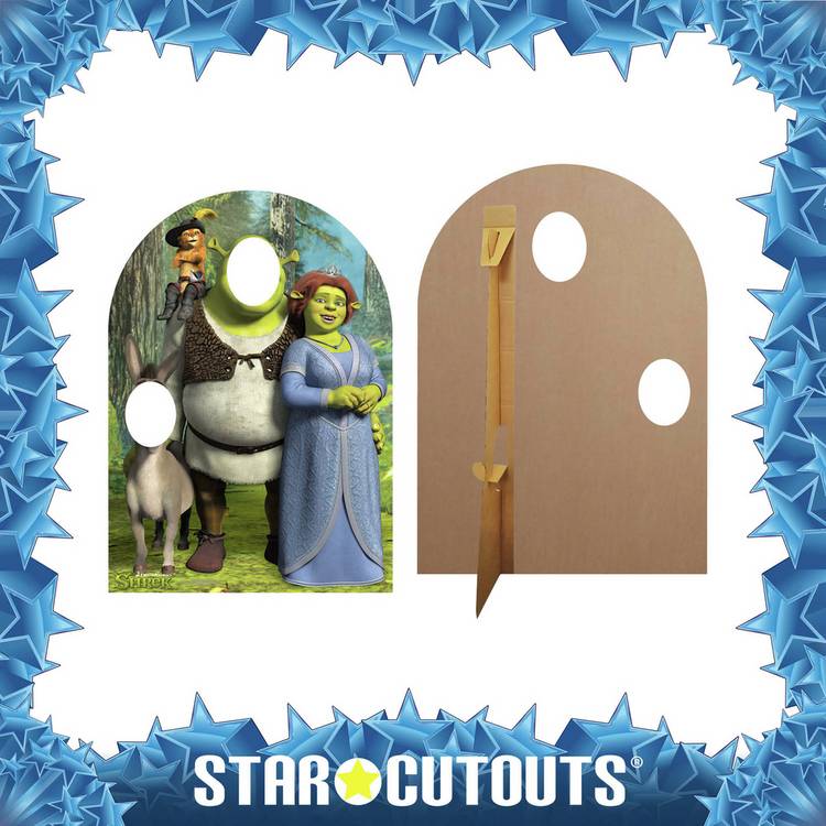Star Cutout Shrek stand in child sized cardboard cutout (British brand)
