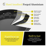 good FOOD hard anodised multi pan 28cm, imported from the UK