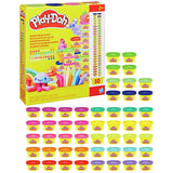 Play-Doh modeling compound set Rainbow Favors 50 tubs, UK version