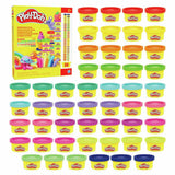 Play-Doh modeling compound set Rainbow Favors 50 tubs, UK version