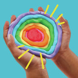 Play-Doh modeling compound set Rainbow Favors 50 tubs, UK version