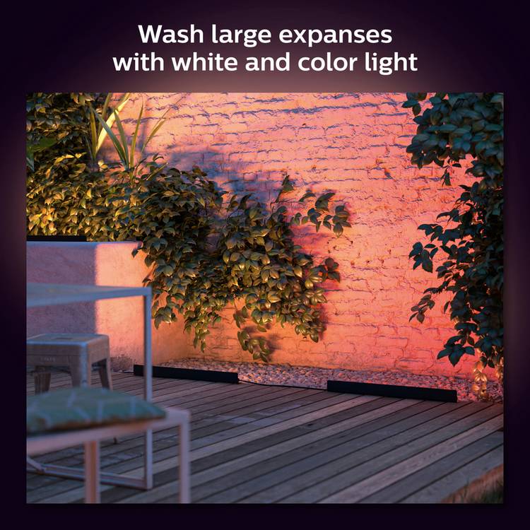 Philips Hue smart linear outdoor light Black - British product