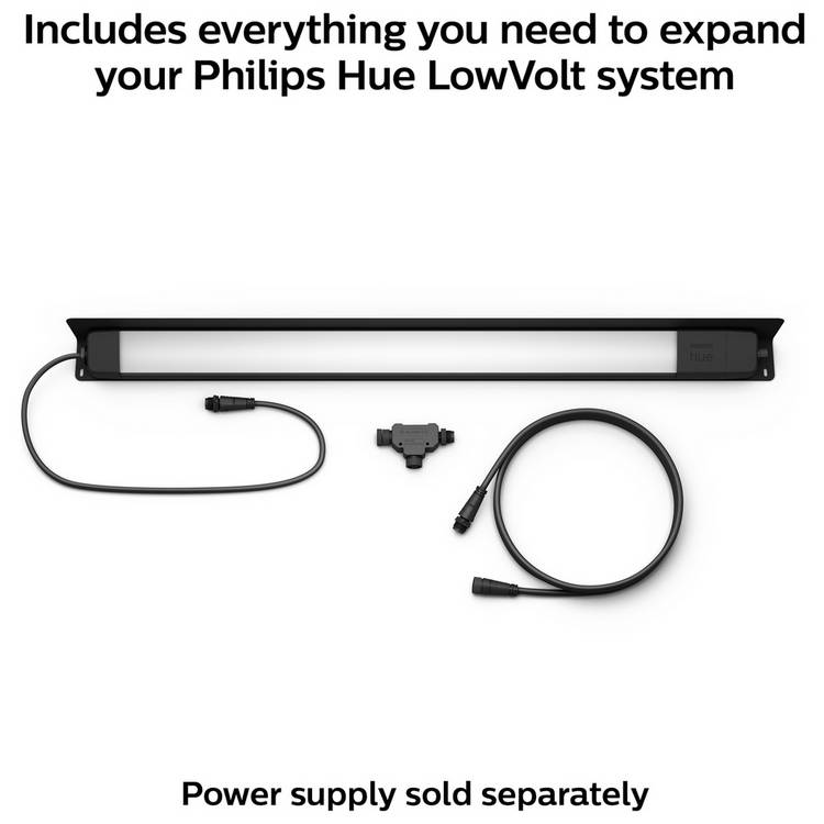 Philips Hue smart linear outdoor light Black - British product
