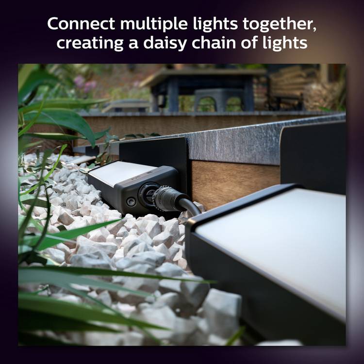 Philips Hue smart linear outdoor light Black - British product