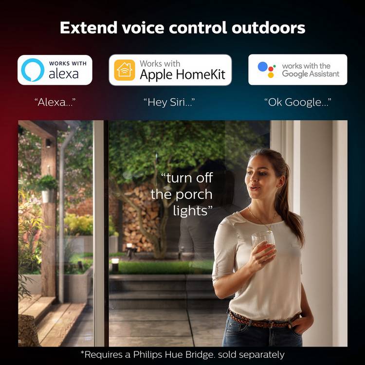 Philips Hue Appear outdoor wall light (British brand)